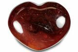 Colorful Carnelian Agate Heart #293742-1